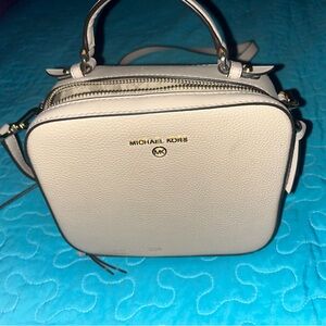 Michael Kors Pink Cream Crossbody Bag